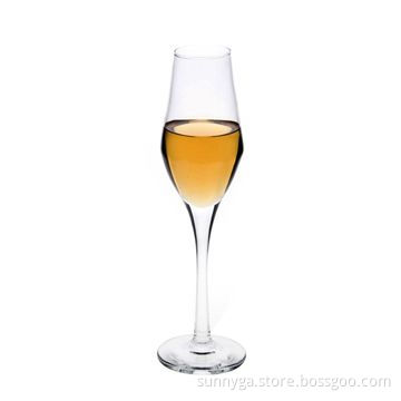 Cone-shaped Champagne Flute of 8oz Volume, 7.2cm Bottom Diameter and 25.4cm Height